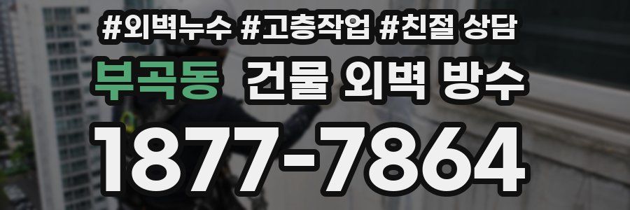 부곡동 건물 외벽 방수