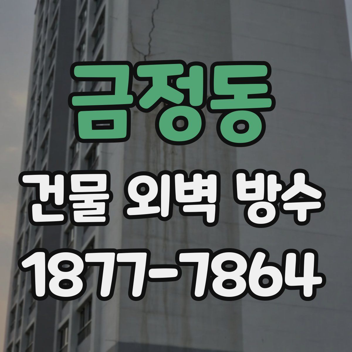 금정동 건물 외벽 방수