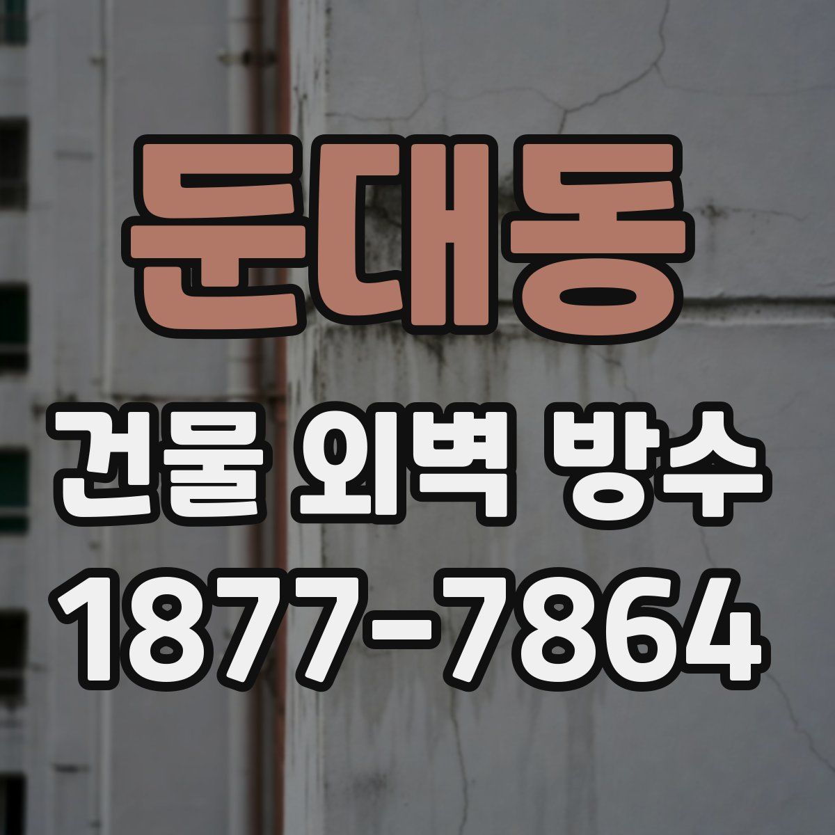 둔대동 건물 외벽 방수