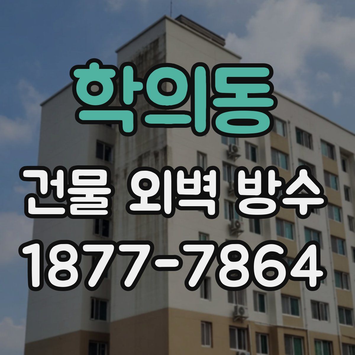 학의동 건물 외벽 방수