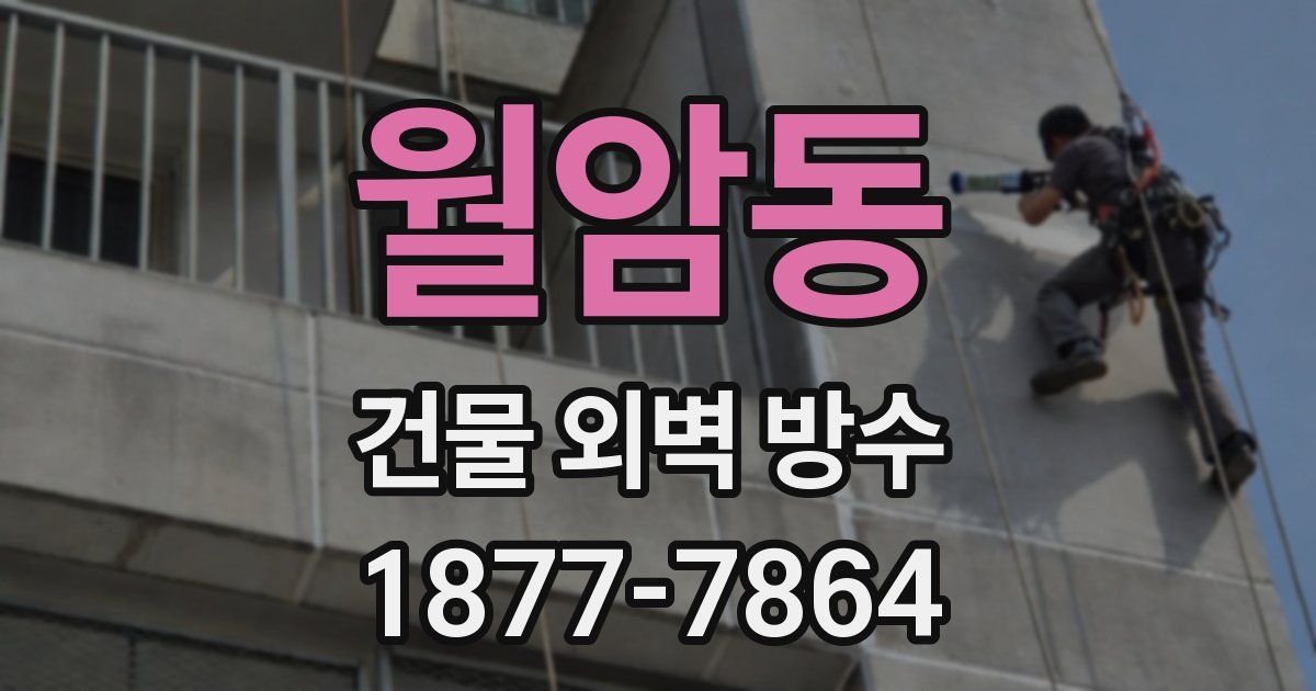 월암동 건물 외벽 방수