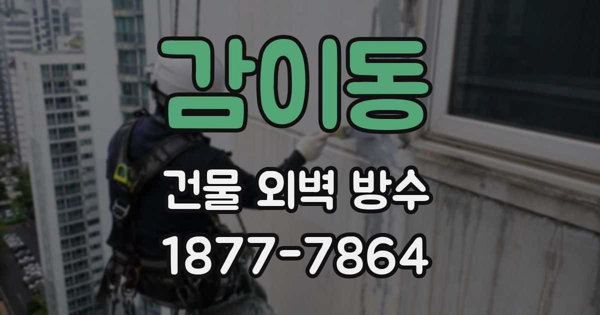 감이동 건물 외벽 방수