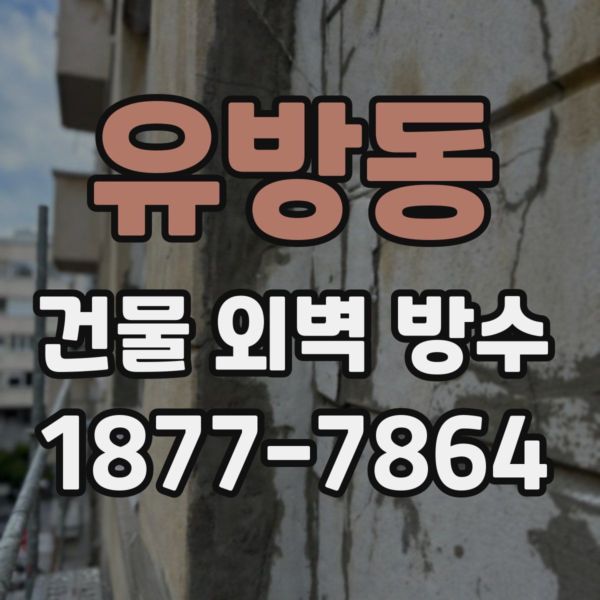 유방동 건물 외벽 방수