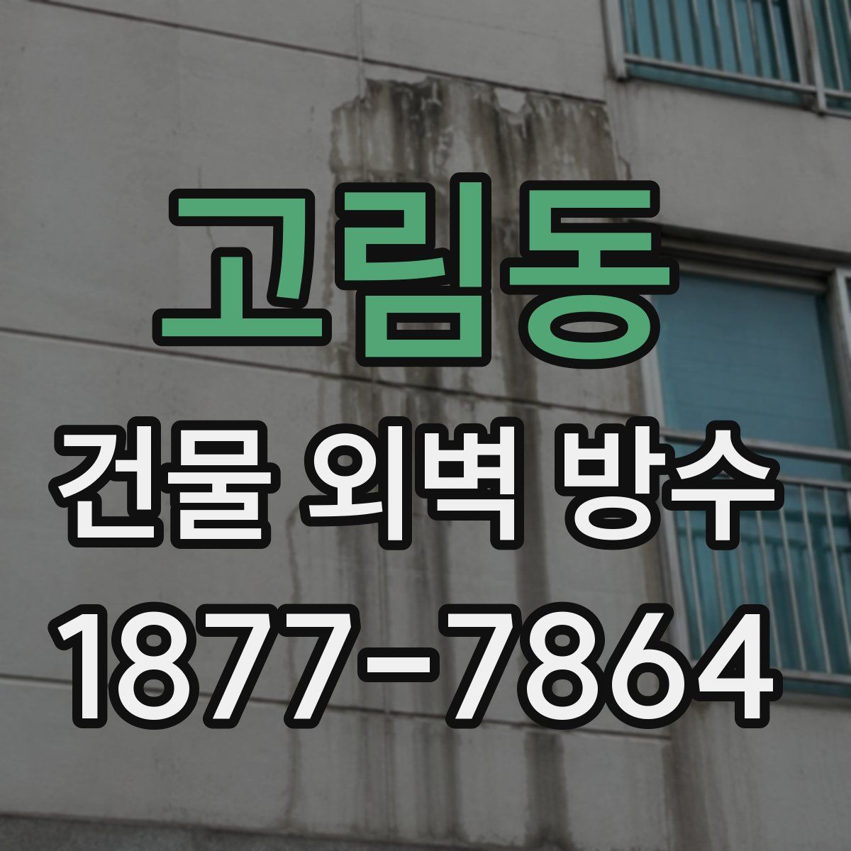 고림동 건물 외벽 방수