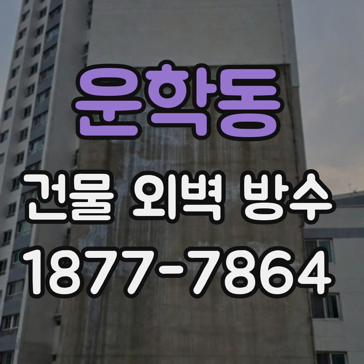 운학동 건물 외벽 방수