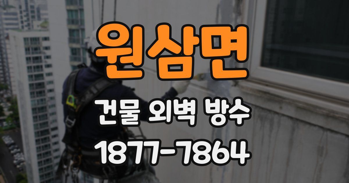 원삼면 건물 외벽 방수