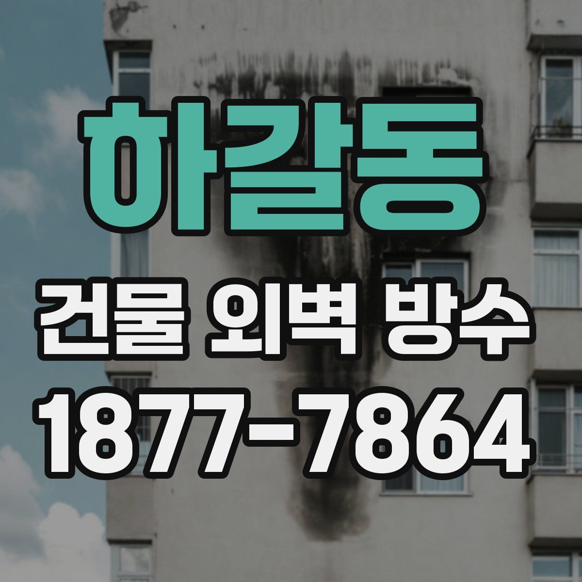 하갈동 건물 외벽 방수