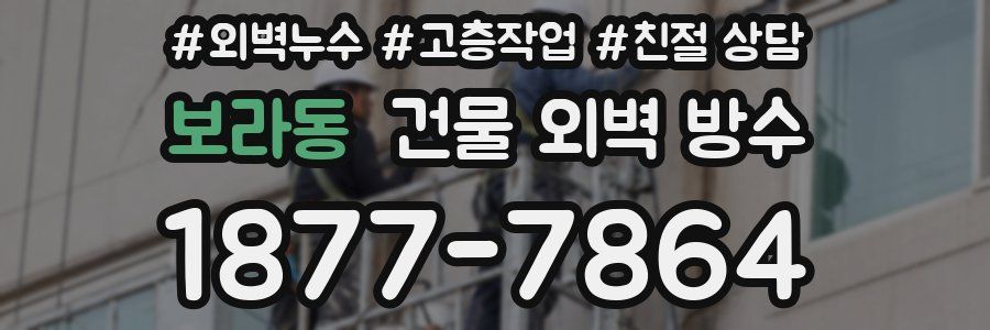 보라동 건물 외벽 방수