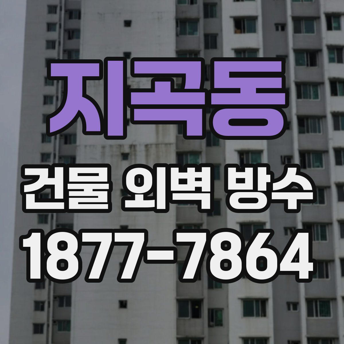 지곡동 건물 외벽 방수