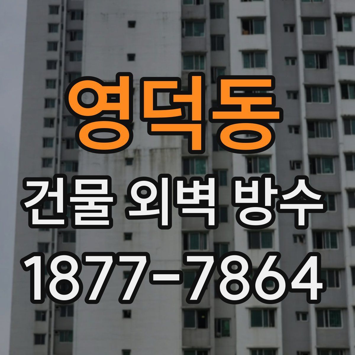 영덕동 건물 외벽 방수