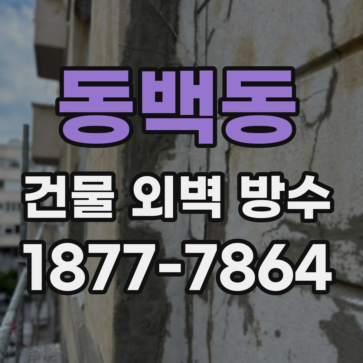 동백동 건물 외벽 방수