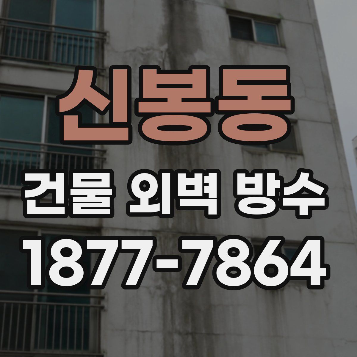 신봉동 건물 외벽 방수