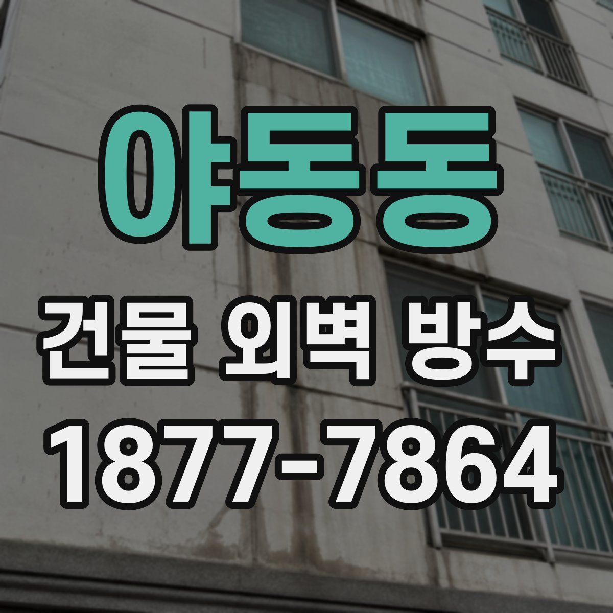 야동동 건물 외벽 방수