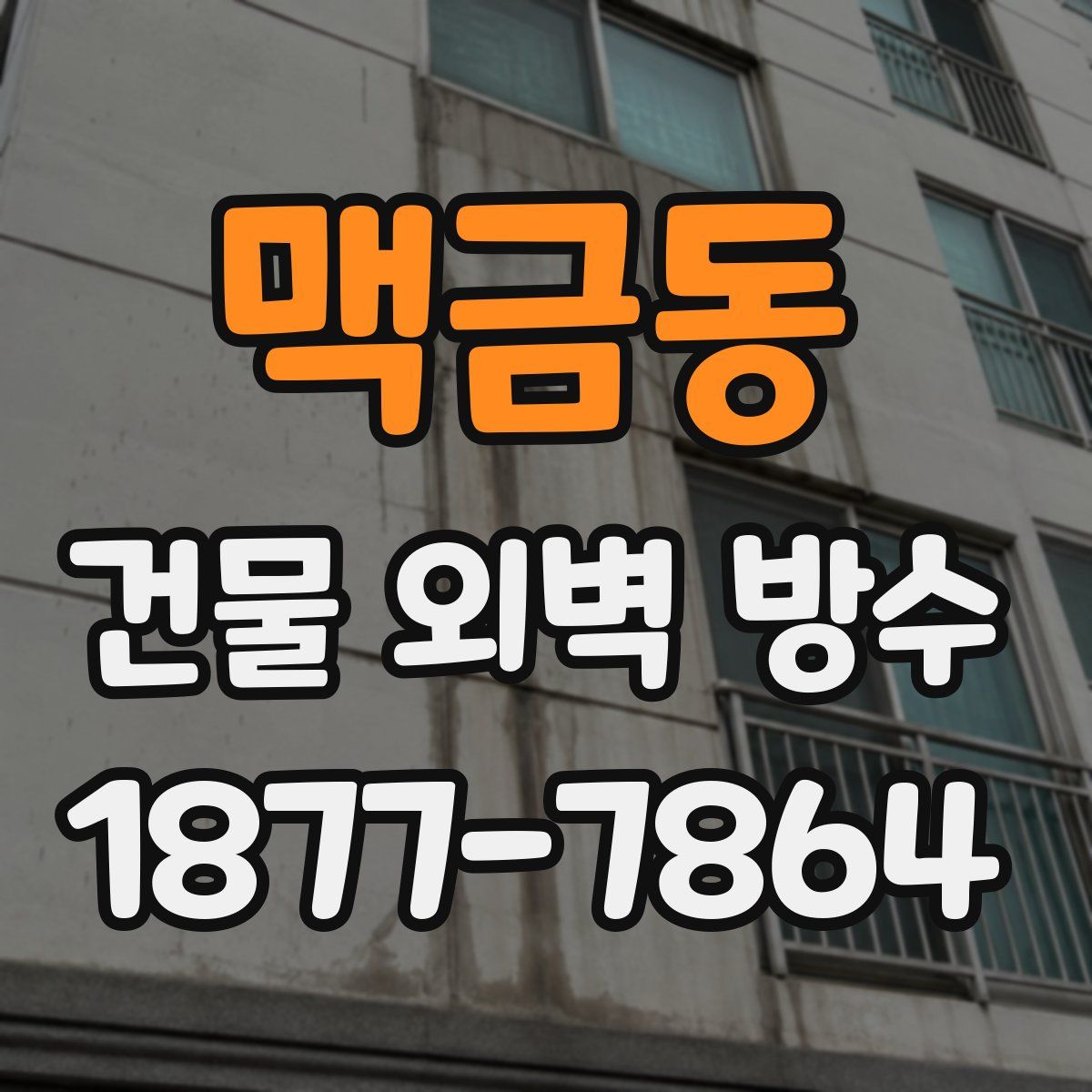 맥금동 건물 외벽 방수