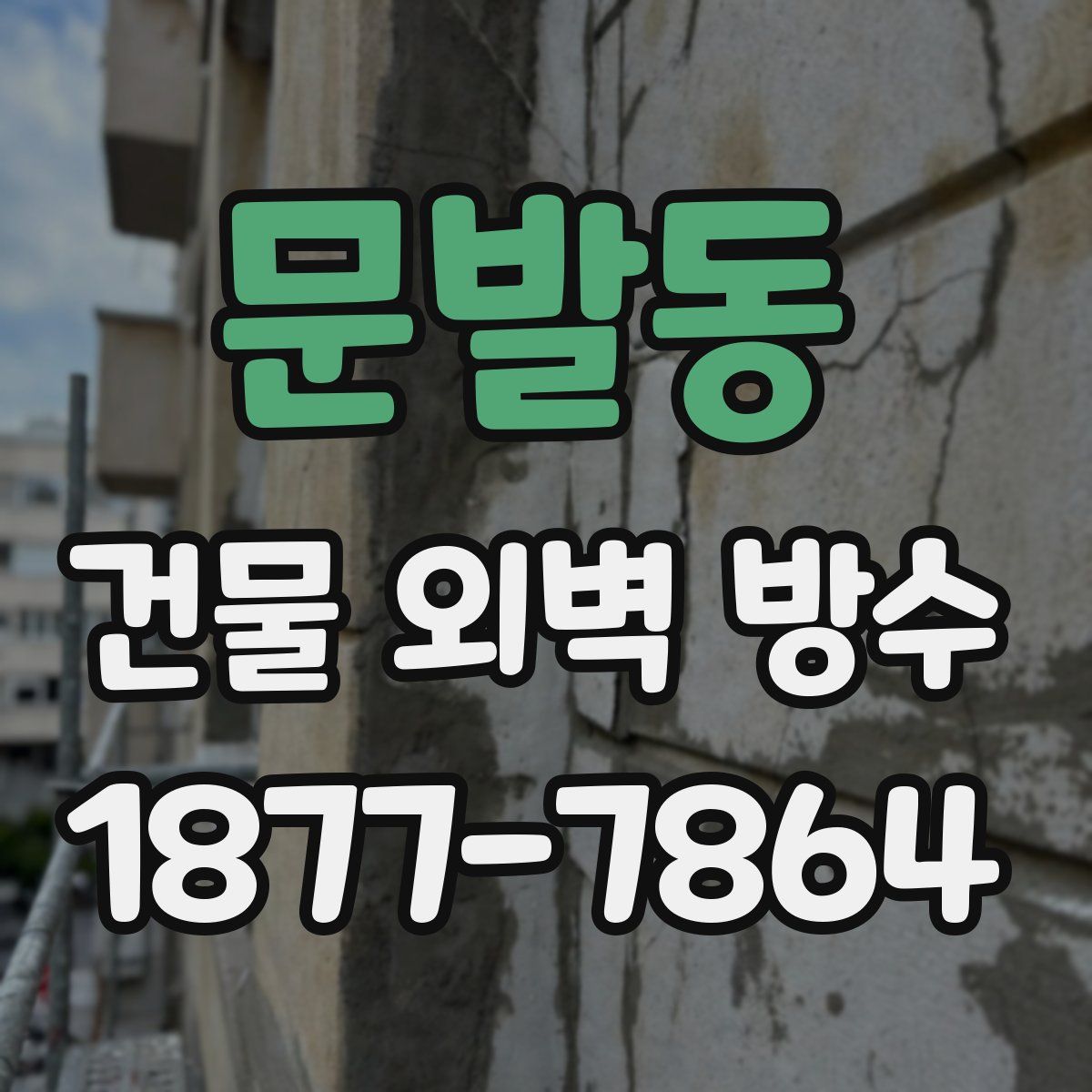 문발동 건물 외벽 방수