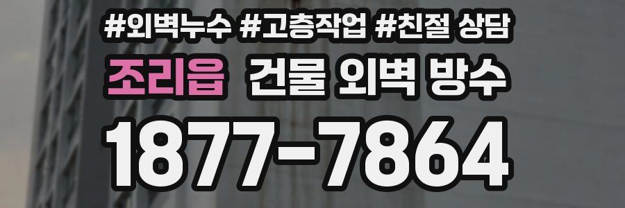 조리읍 건물 외벽 방수