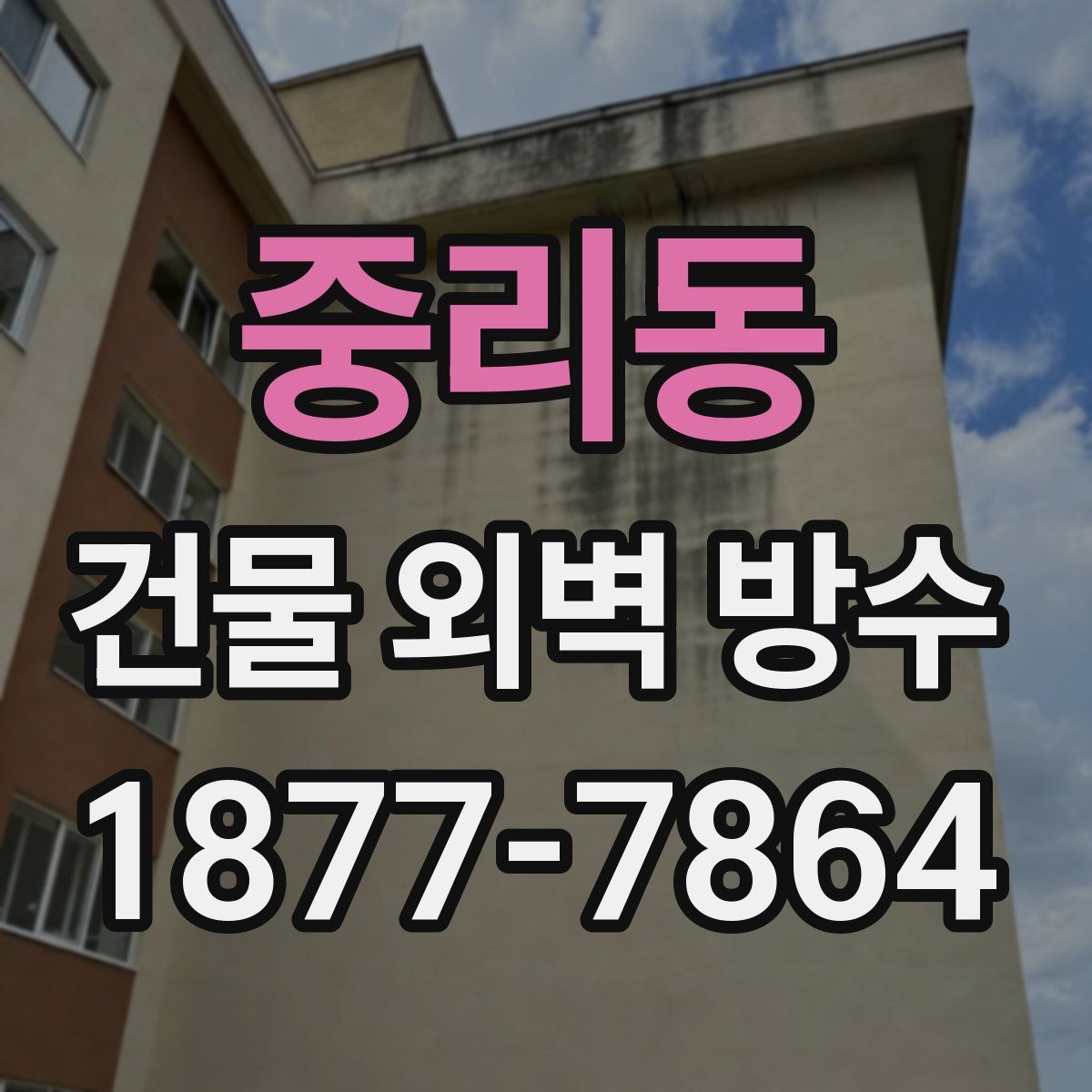 중리동 건물 외벽 방수