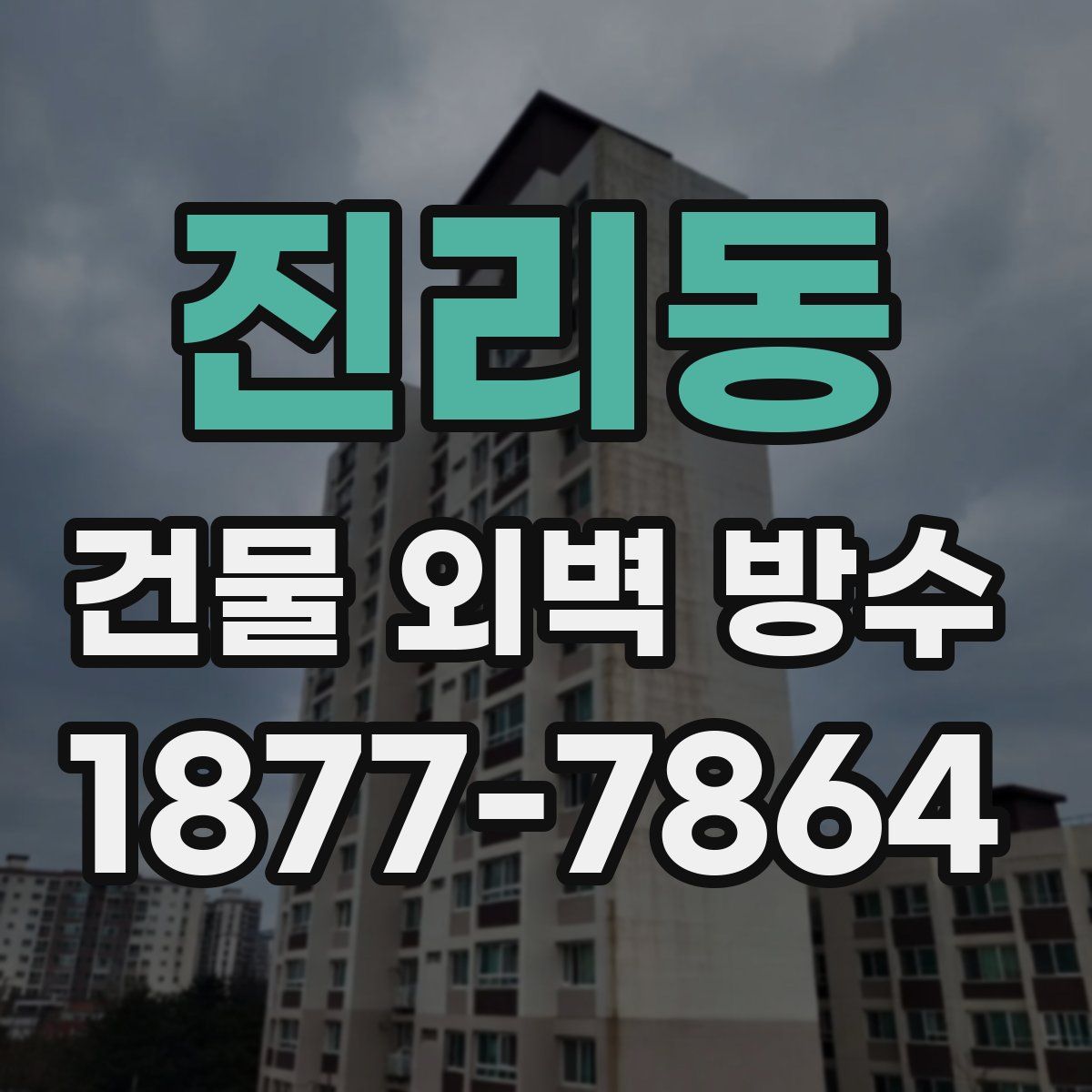 진리동 건물 외벽 방수