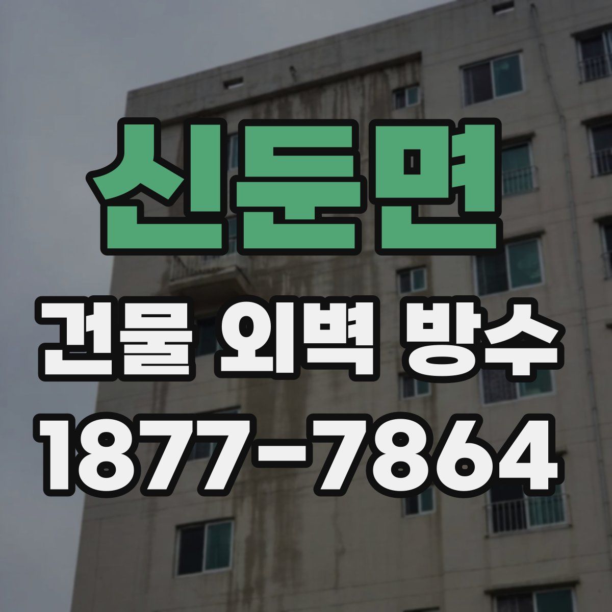 신둔면 건물 외벽 방수