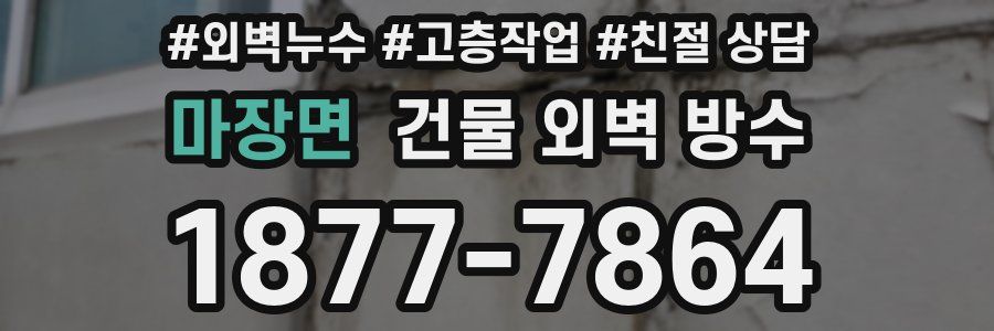 마장면 건물 외벽 방수