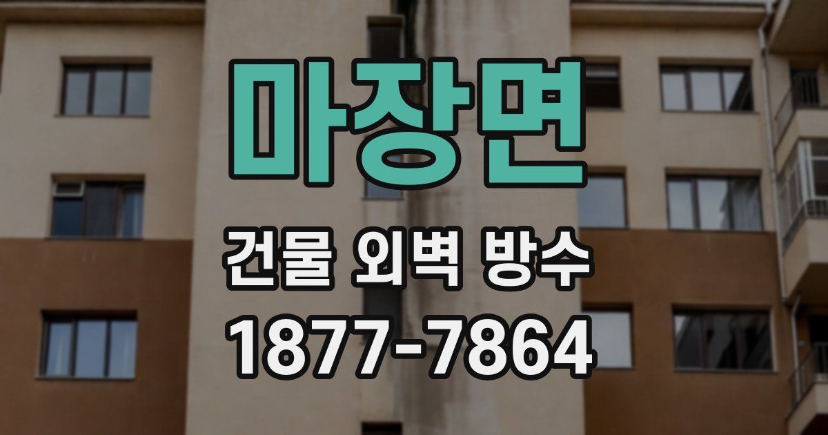 마장면 건물 외벽 방수