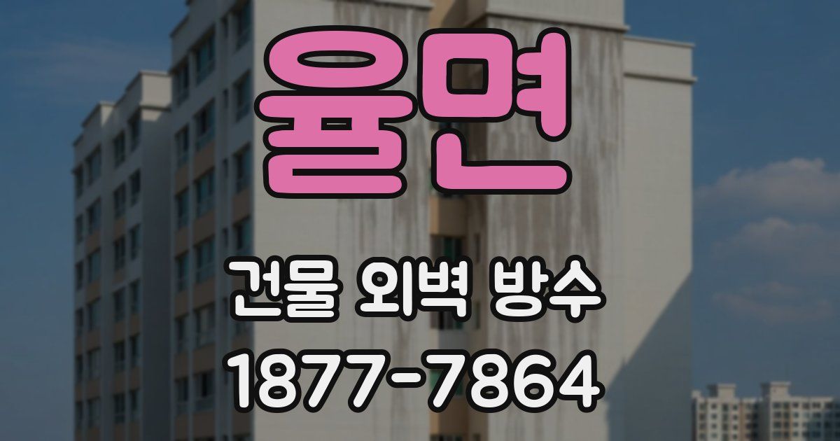 율면 건물 외벽 방수