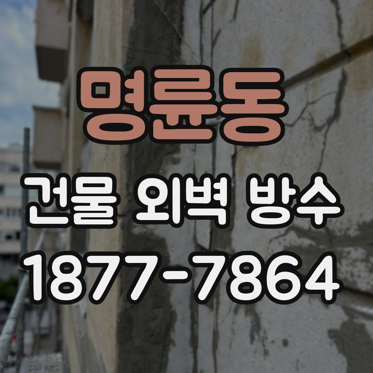 명륜동 건물 외벽 방수