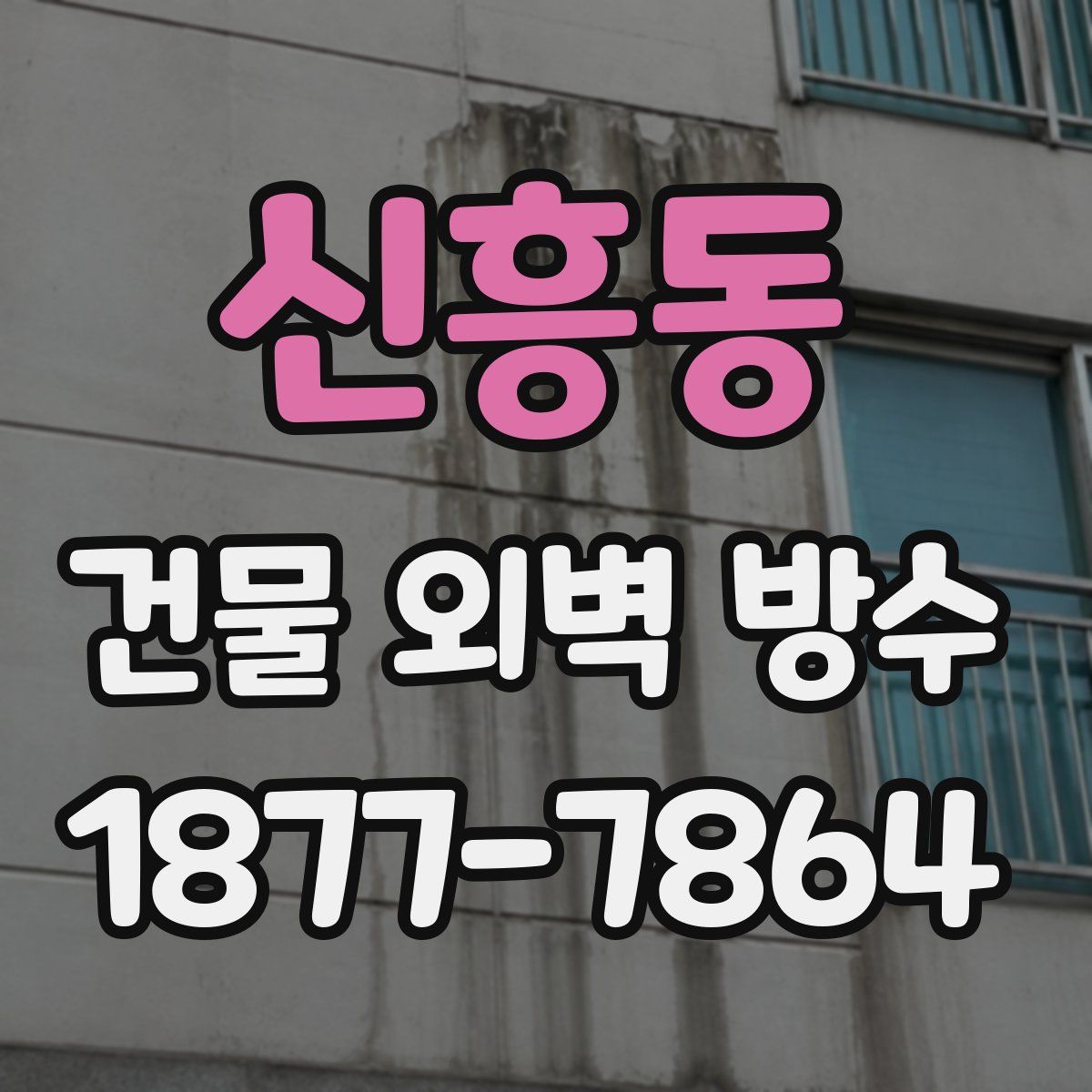 신흥동 건물 외벽 방수