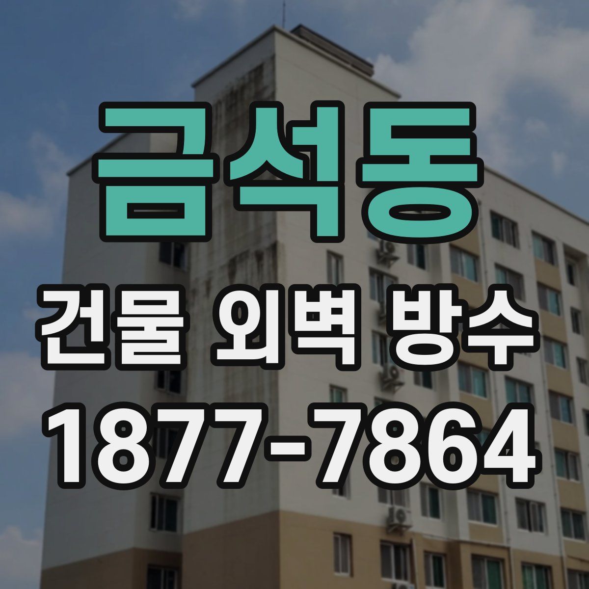 금석동 건물 외벽 방수