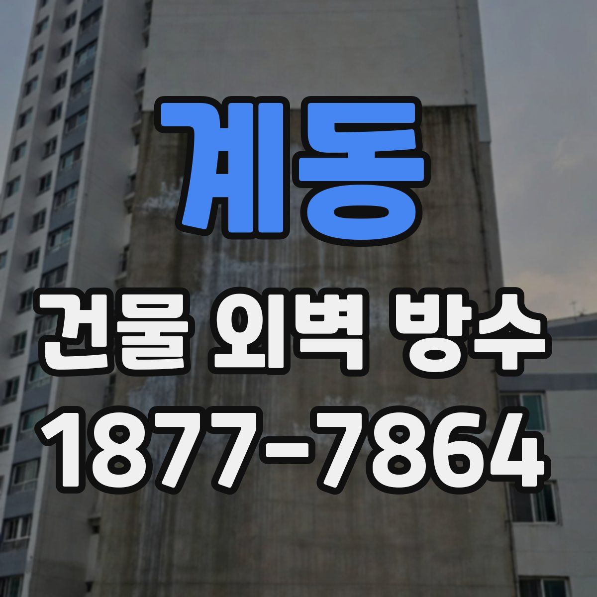 계동 건물 외벽 방수