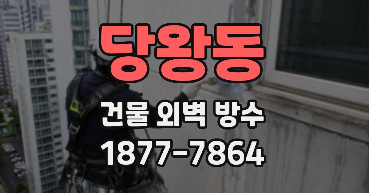 당왕동 건물 외벽 방수