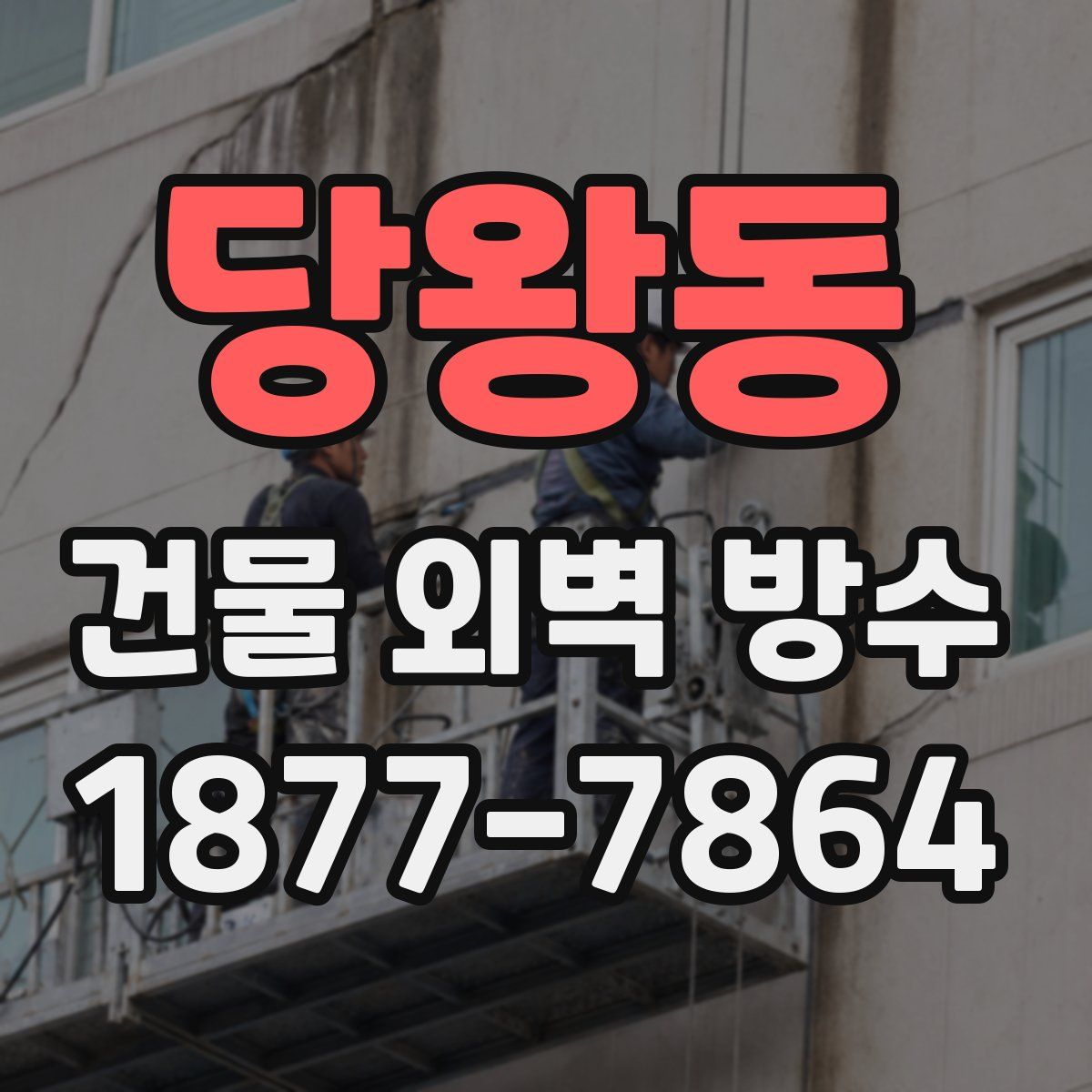 당왕동 건물 외벽 방수