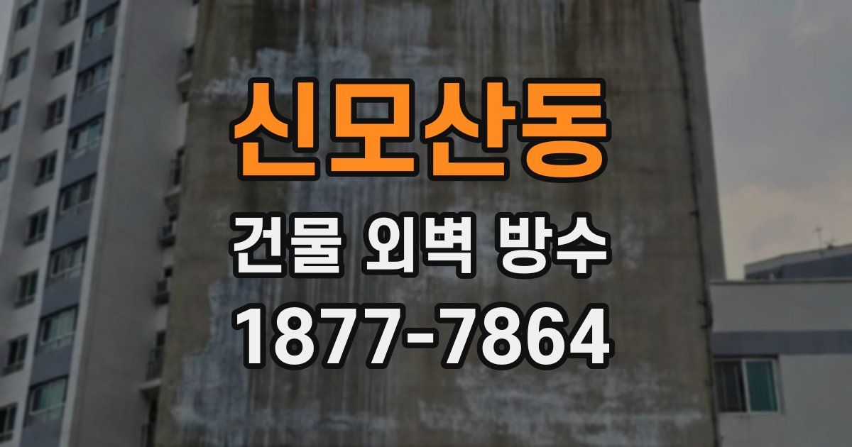 신모산동 건물 외벽 방수
