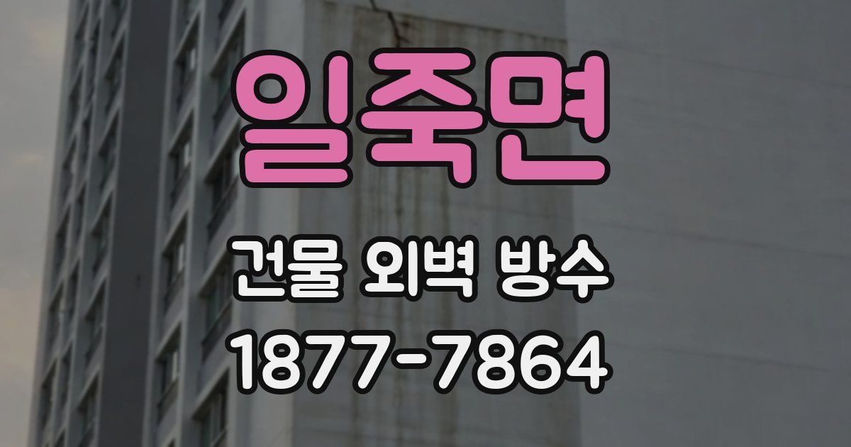 일죽면 건물 외벽 방수
