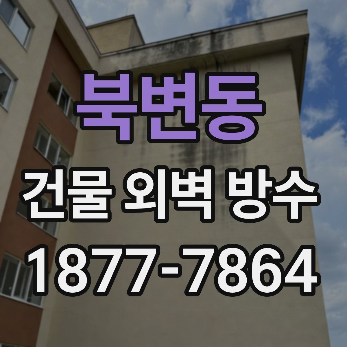 북변동 건물 외벽 방수