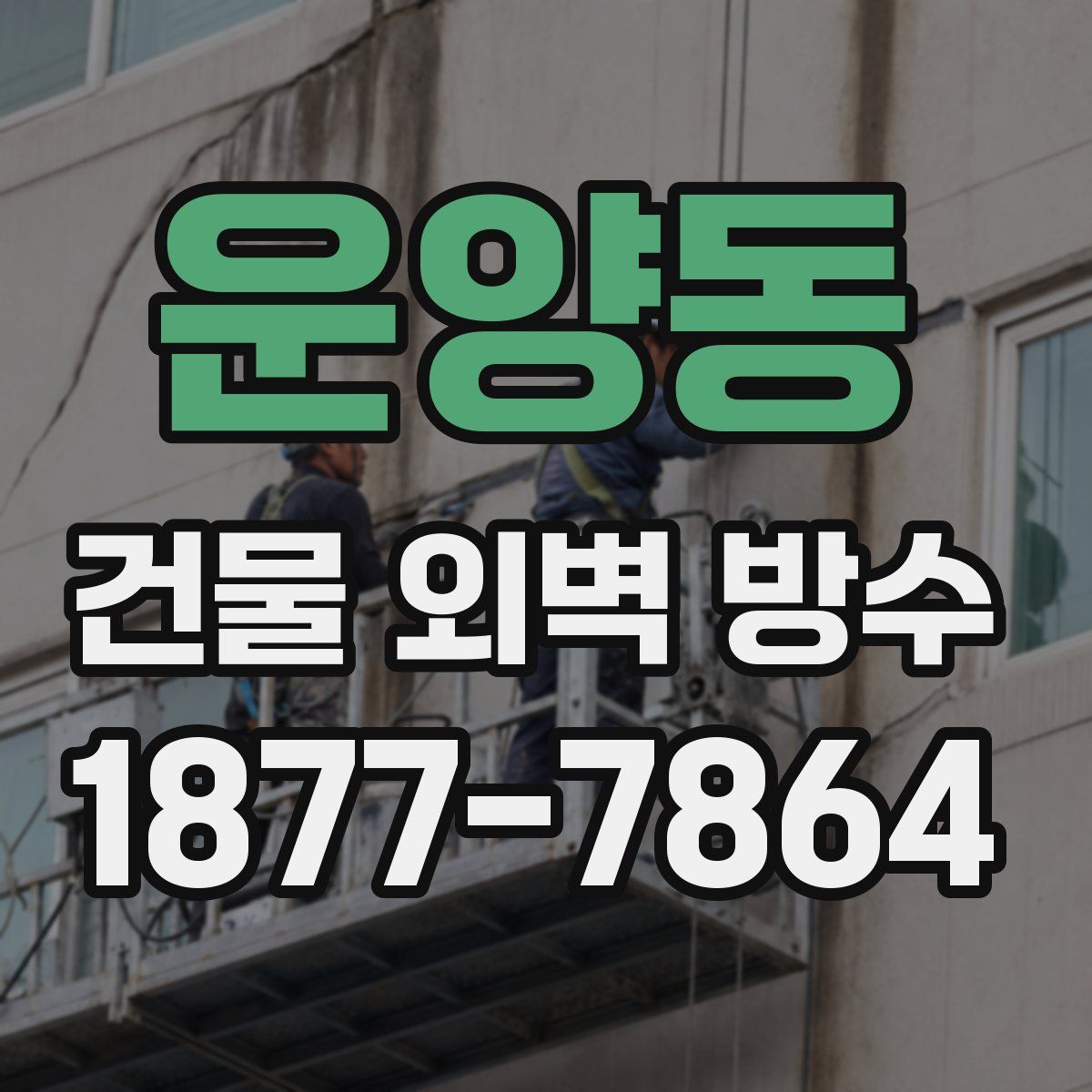 운양동 건물 외벽 방수