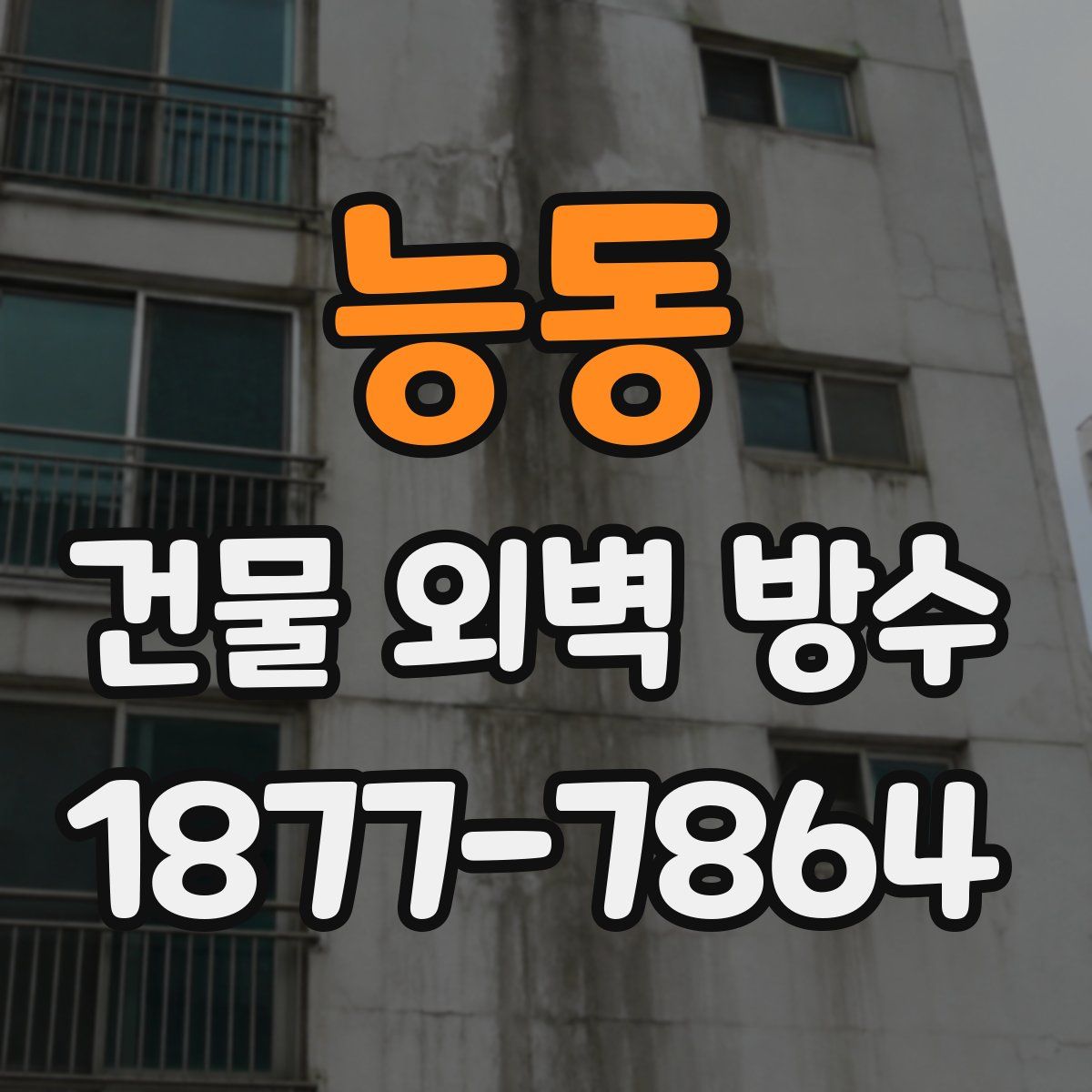 능동 건물 외벽 방수