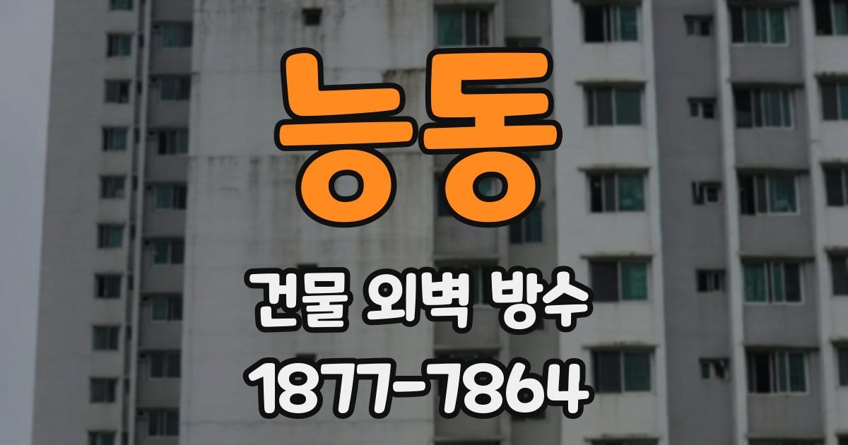 능동 건물 외벽 방수