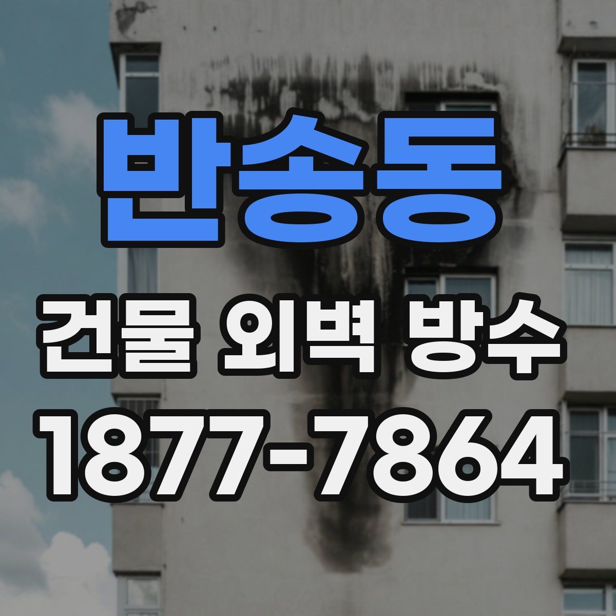 반송동 건물 외벽 방수