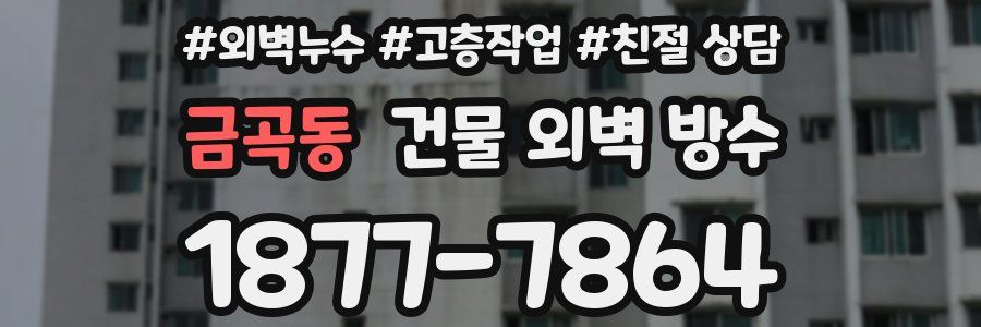 금곡동 건물 외벽 방수
