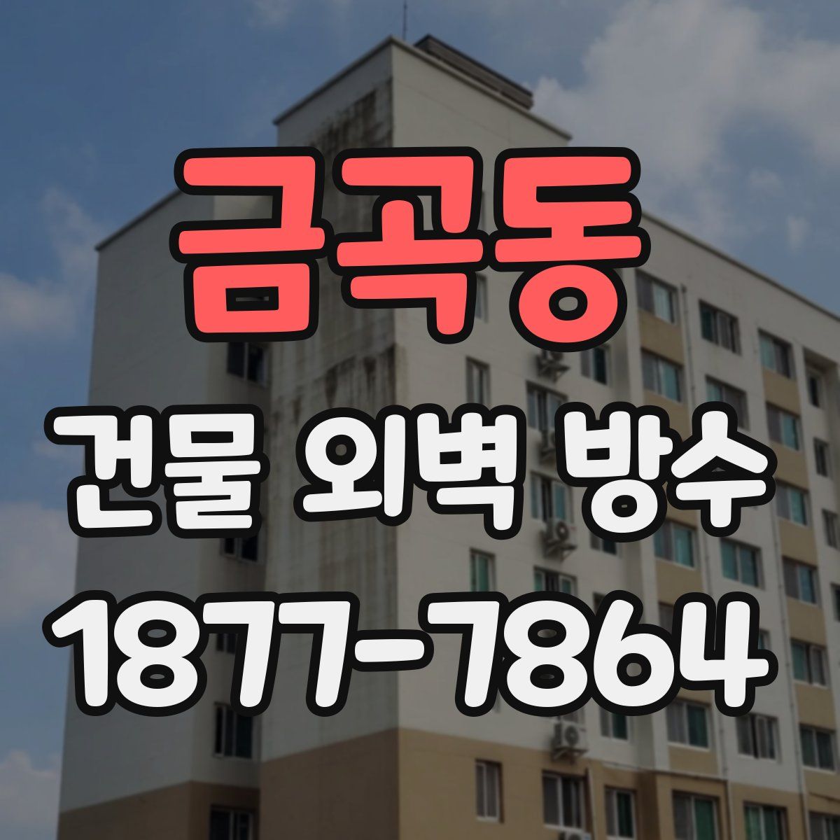 금곡동 건물 외벽 방수