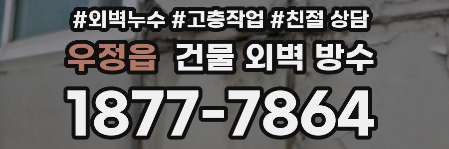 우정읍 건물 외벽 방수