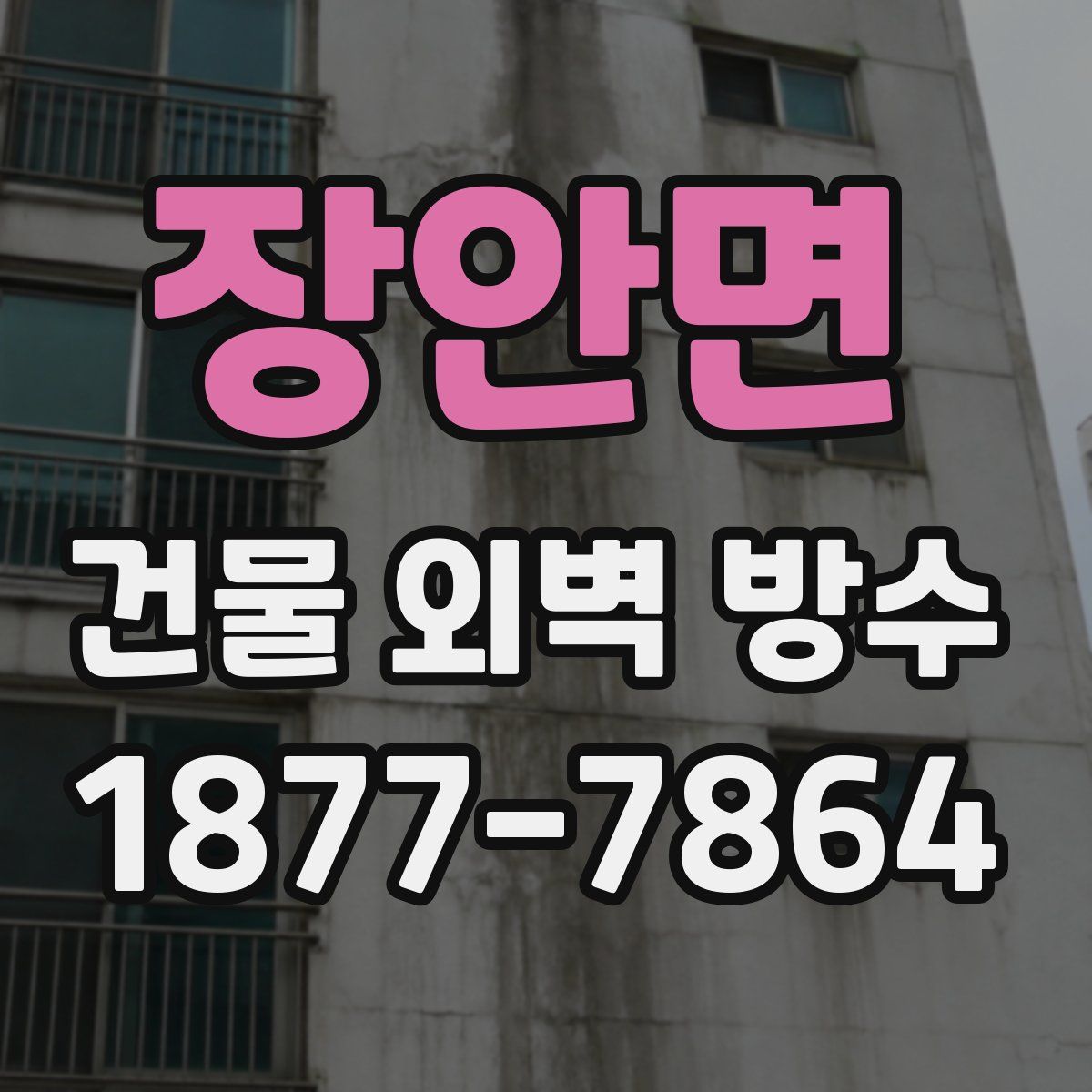 장안면 건물 외벽 방수