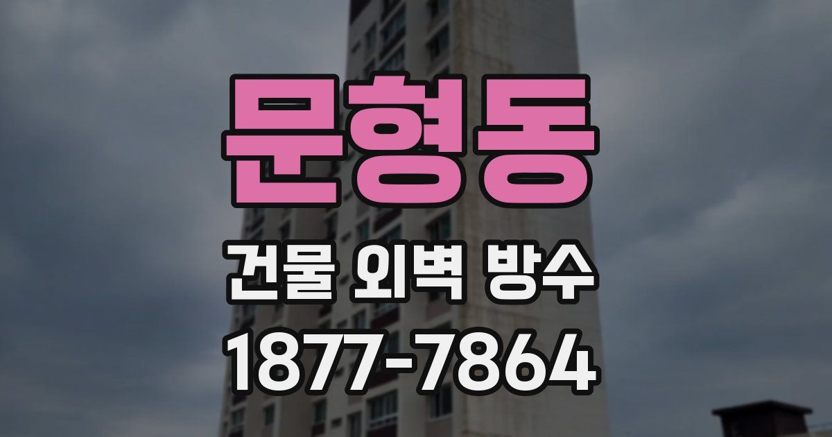 문형동 건물 외벽 방수