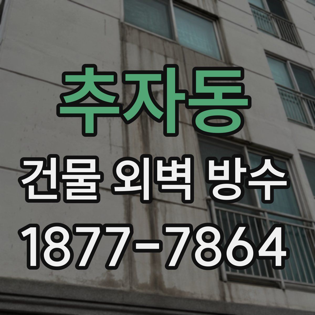 추자동 건물 외벽 방수