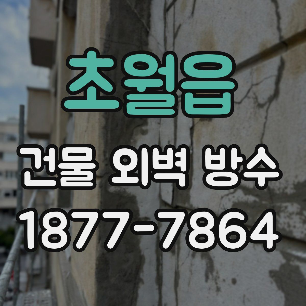 초월읍 건물 외벽 방수