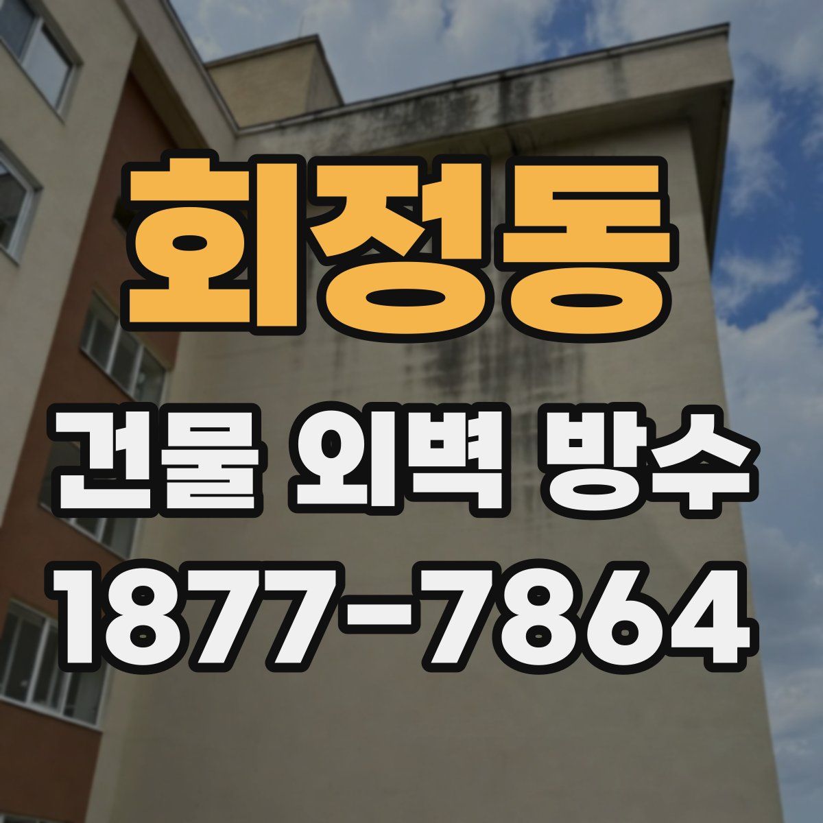회정동 건물 외벽 방수