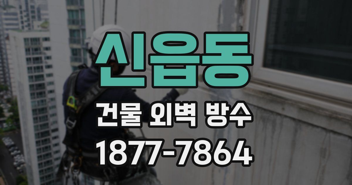 신읍동 건물 외벽 방수
