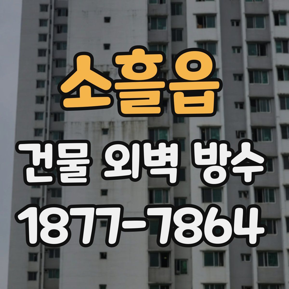 소흘읍 건물 외벽 방수