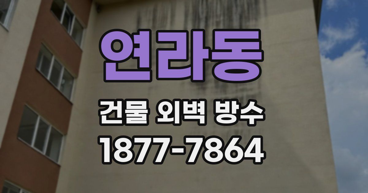 연라동 건물 외벽 방수